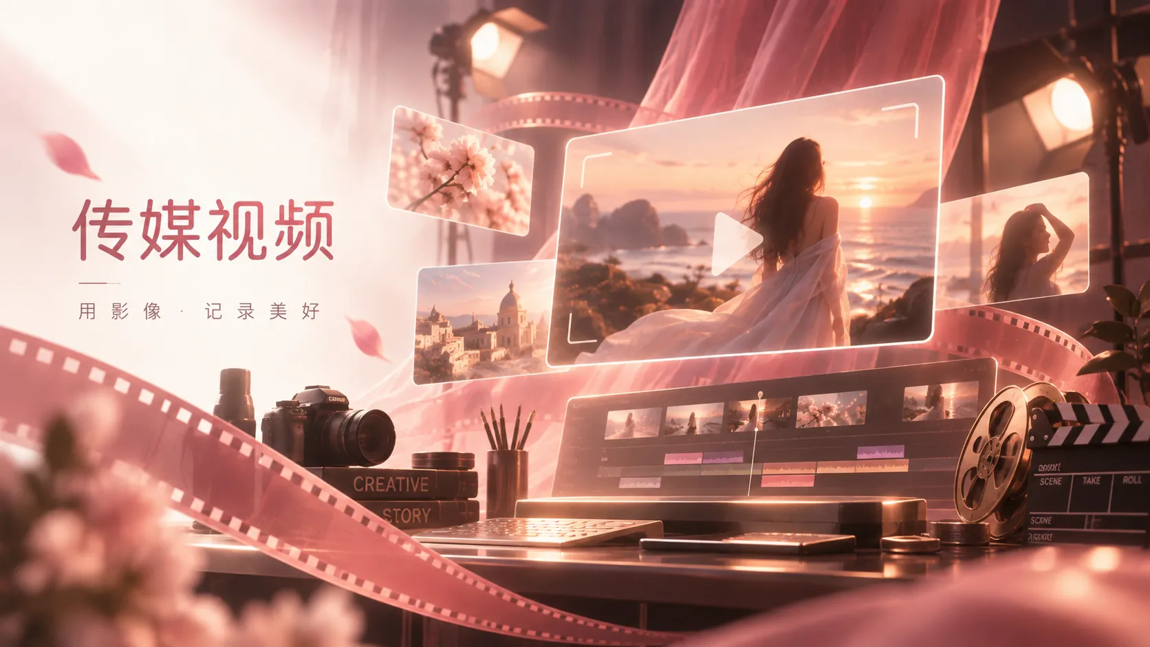 傍晚公园的安静时刻
